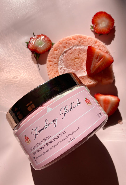 Strawberry Shortcake | 6 OZ Whipped Body Butter - Trene Cosmetics